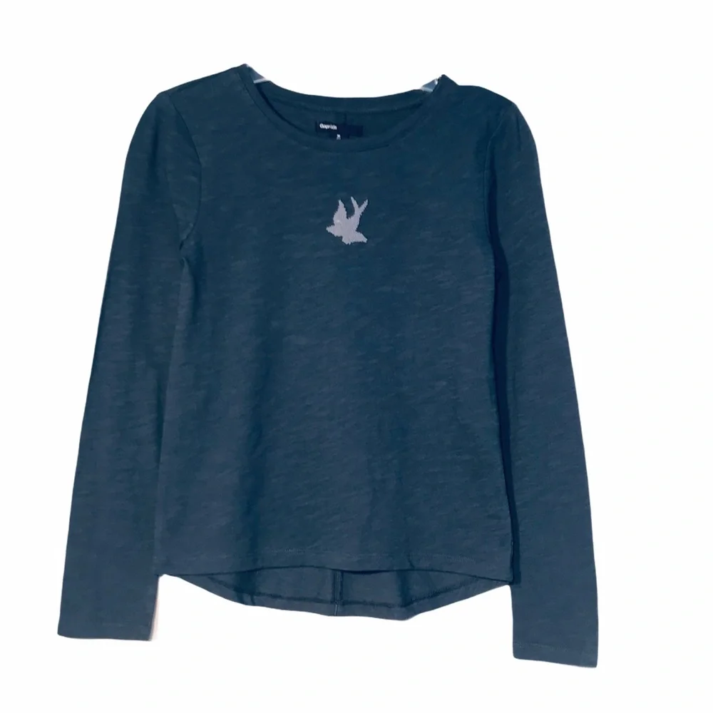Gap‎ High-Low Graphic Cotton Tee Shirt